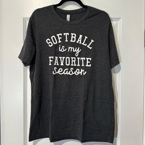 ‘Softball is my Favorite Season’ Graphic T-Shirt